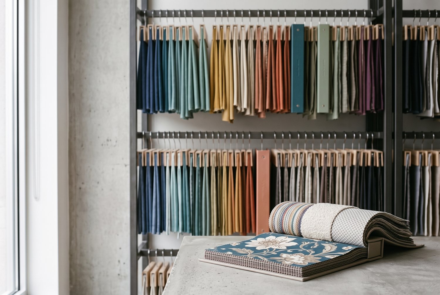 Bibliothèque de collections de tissus contract